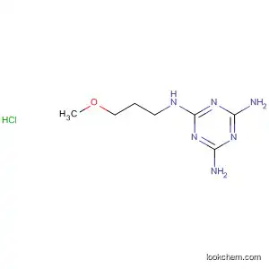 Molecular Structure of 61912-26-3 (1,3,5-Triazine-2,4,6-triamine, N-(3-methoxypropyl)-, monohydrochloride)