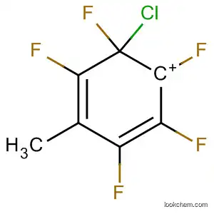 Molecular Structure of 61916-65-2 (Cyclohexadienylium, 6-chloro-1,2,3,5,6-pentafluoro-4-methyl-)