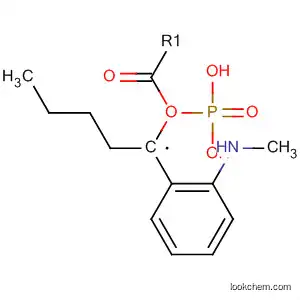 Molecular Structure of 61921-01-5 (Phosphonic acid, [(methylamino)phenylmethyl]-, monobutyl ester)