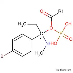 Molecular Structure of 61921-03-7 (Phosphonic acid, [(4-bromophenyl)(methylamino)methyl]-, monoethyl
ester)