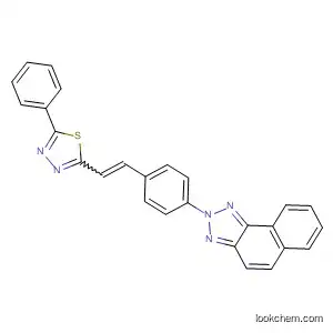 Molecular Structure of 61921-37-7 (2-[4-(2H-Naphtho[1,2-d]triazol-2-yl)styryl]-5-phenyl-1,3,4-thiadiazole)