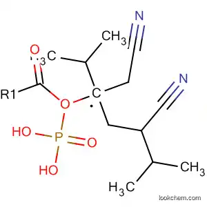Molecular Structure of 61921-64-0 (Phosphonic acid, [3-cyano-1-(cyanomethyl)propyl]-, bis(1-methylethyl)
ester)