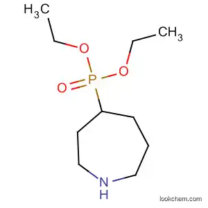 Molecular Structure of 61921-67-3 (Phosphonic acid, (hexahydro-1H-azepin-4-yl)-, diethyl ester)
