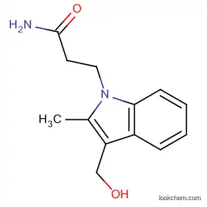 Molecular Structure of 61921-90-2 (1H-Indole-1-propanamide, 3-(hydroxymethyl)-2-methyl-)