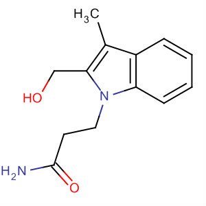 1H-Indole-1-propanamide, 2-(hydroxymethyl)-3-methyl-