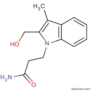 Molecular Structure of 61921-91-3 (1H-Indole-1-propanamide, 2-(hydroxymethyl)-3-methyl-)