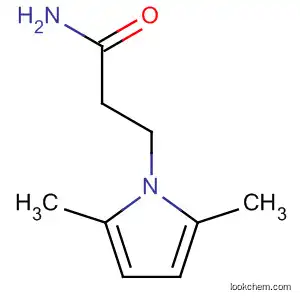 Molecular Structure of 61921-95-7 (1H-Pyrrole-1-propanamide, 2,5-dimethyl-)