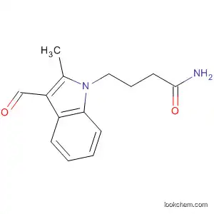 Molecular Structure of 61921-98-0 (1H-Indole-1-butanamide, 3-formyl-2-methyl-)