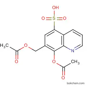 5-Quinolinesulfonic acid, 8-(acetyloxy)-7-[(acetyloxy)methyl]-