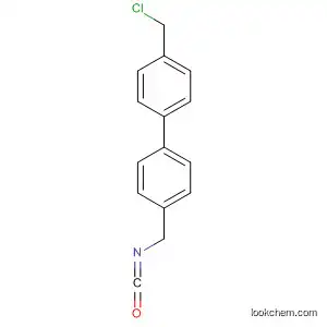 Molecular Structure of 61924-36-5 (1,1'-Biphenyl, 4-(chloromethyl)-4'-(isocyanatomethyl)-)