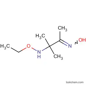 2-Butanone, 3-(ethylhydroxyamino)-3-methyl-, oxime