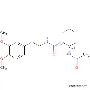 Cyclohexanecarboxamide,
2-(acetylamino)-N-[2-(3,4-dimethoxyphenyl)ethyl]-, cis-