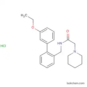 Molecular Structure of 61956-56-7 (1-Piperidineacetamide, N-[(3-ethoxyphenyl)phenylmethyl]-,
monohydrochloride)
