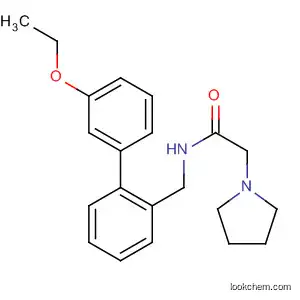 Molecular Structure of 61956-59-0 (1-Pyrrolidineacetamide, N-[(3-ethoxyphenyl)phenylmethyl]-)