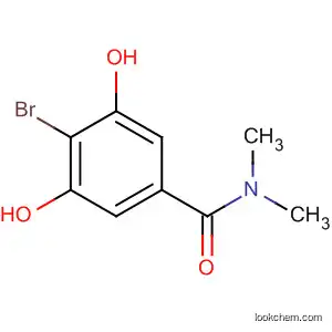 Molecular Structure of 61960-83-6 (Benzamide, 4-bromo-3,5-dihydroxy-N,N-dimethyl-)