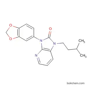 2H-Imidazo[4,5-b]pyridin-2-one,
3-(1,3-benzodioxol-5-yl)-1,3-dihydro-1-(3-methylbutyl)-