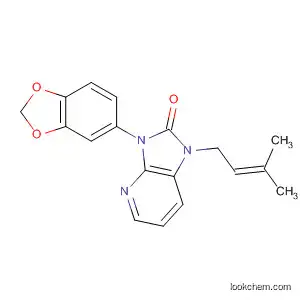 Molecular Structure of 61963-31-3 (2H-Imidazo[4,5-b]pyridin-2-one,
3-(1,3-benzodioxol-5-yl)-1,3-dihydro-1-(3-methyl-2-butenyl)-)
