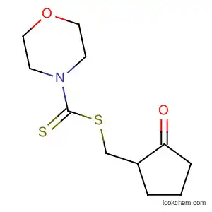 Molecular Structure of 61997-96-4 (4-Morpholinecarbodithioic acid, (2-oxocyclopentyl)methyl ester)