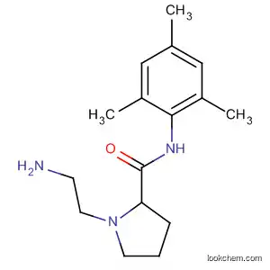 Molecular Structure of 62041-74-1 (2-Pyrrolidinecarboxamide, 1-(2-aminoethyl)-N-(2,4,6-trimethylphenyl)-)