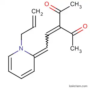 Molecular Structure of 62062-35-5 (2,4-Pentanedione, 3-[[1-(2-propenyl)-2(1H)-pyridinylidene]ethylidene]-)
