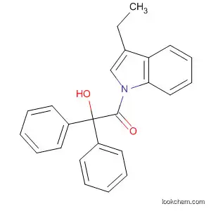 1H-Indole, 3-ethyl-1-(hydroxydiphenylacetyl)-