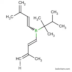 Molecular Structure of 62072-22-4 (Borane, bis(3-methyl-1,3-butadienyl)(1,1,2-trimethylpropyl)-, (E,E)-)