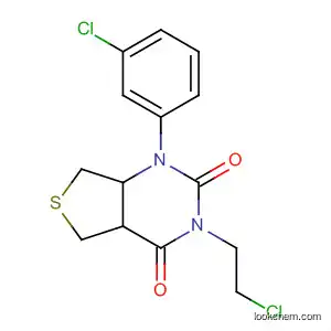 Molecular Structure of 62084-61-1 (Thieno[3,4-d]pyrimidine-2,4(1H,3H)-dione,
3-(2-chloroethyl)-1-(3-chlorophenyl)tetrahydro-)