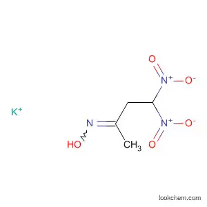 Molecular Structure of 62116-00-1 (2-Butanone, 4,4-dinitro-, oxime, ion(1-), potassium)
