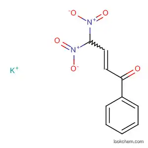 Molecular Structure of 62116-03-4 (2-Buten-1-one, 4,4-dinitro-1-phenyl-, ion(1-), potassium)