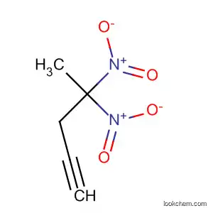 Molecular Structure of 62116-04-5 (1-Pentyne, 4,4-dinitro-)