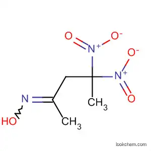 Molecular Structure of 62116-05-6 (2-Pentanone, 4,4-dinitro-, oxime)