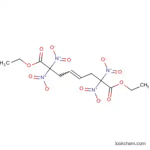 Molecular Structure of 62116-15-8 (4-Octenedioic acid, 2,2,7,7-tetranitro-, diethyl ester)