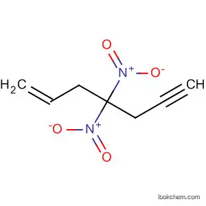 Molecular Structure of 62116-17-0 (1-Hepten-6-yne, 4,4-dinitro-)