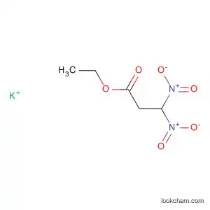 Molecular Structure of 62116-22-7 (Propanoic acid, 3,3-dinitro-, ethyl ester, ion(1-), potassium)