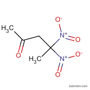 Molecular Structure of 62116-35-2 (2-Pentanone, 4,4-dinitro-)