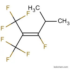 Molecular Structure of 62116-45-4 (2-Pentene, 1,1,1,3-tetrafluoro-4-methyl-2-(trifluoromethyl)-)