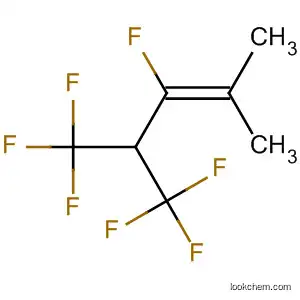 Molecular Structure of 62116-47-6 (2-Pentene, 3,5,5,5-tetrafluoro-2-methyl-4-(trifluoromethyl)-)