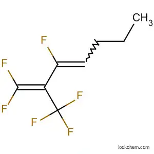 Molecular Structure of 62116-49-8 (1,3-Heptadiene, 1,1,3-trifluoro-2-(trifluoromethyl)-)