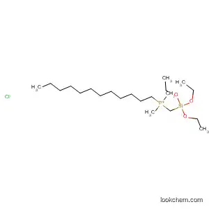 Molecular Structure of 62117-36-6 (Phosphonium, dodecyldimethyl[(triethoxysilyl)methyl]-, chloride)