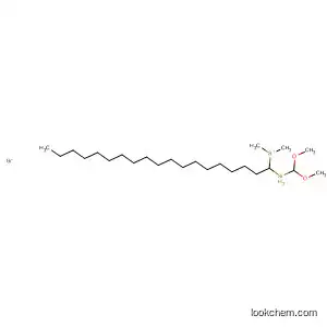 Molecular Structure of 62117-47-9 (Sulfonium, [1-(dimethoxymethylsilyl)nonadecyl]dimethyl-, bromide)