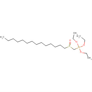 Silane, triethoxy[(tetradecylsulfinyl)methyl]-