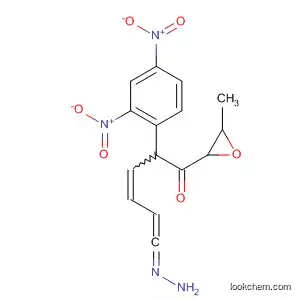 Molecular Structure of 62120-24-5 (3,5-Hexadien-1-one, 1-(3-methyloxiranyl)-, (2,4-dinitrophenyl)hydrazone)