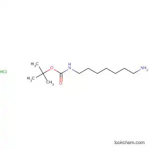 Molecular Structure of 62146-57-0 (CarbaMic acid, (7-aMinoheptyl)-, 1,1-diMethylethyl ester, Monohydrochloride)