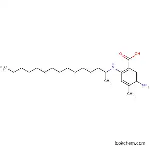 Molecular Structure of 62148-86-1 (Benzoic acid, 5-amino-4-methyl-2-(methyltetradecylamino)-)