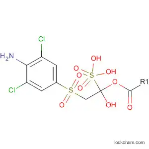 Molecular Structure of 62158-67-2 (Ethanol, 2-[(4-amino-3,5-dichlorophenyl)sulfonyl]-, hydrogen sulfate
(ester))