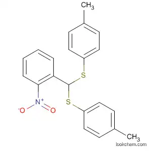 Molecular Structure of 62171-51-1 (Benzene, 1-[bis[(4-methylphenyl)thio]methyl]-2-nitro-)