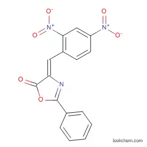 Molecular Structure of 62173-02-8 (5(4H)-Oxazolone, 4-[(2,4-dinitrophenyl)methylene]-2-phenyl-, (Z)-)