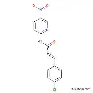 Molecular Structure of 62194-76-7 (2-Propenamide, 3-(4-chlorophenyl)-N-(5-nitro-2-pyridinyl)-)