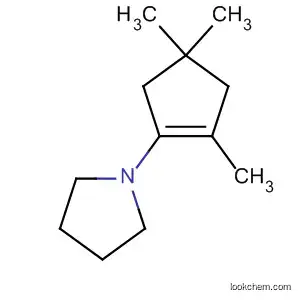 Molecular Structure of 62196-07-0 (Pyrrolidine, 1-(2,4,4-trimethyl-1-cyclopenten-1-yl)-)