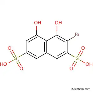 Molecular Structure of 62202-93-1 (2,7-Naphthalenedisulfonic acid, 3-bromo-4,5-dihydroxy-)